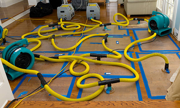 Professional Burst Pipe Water Damage technician working in Fond du Lac, WI